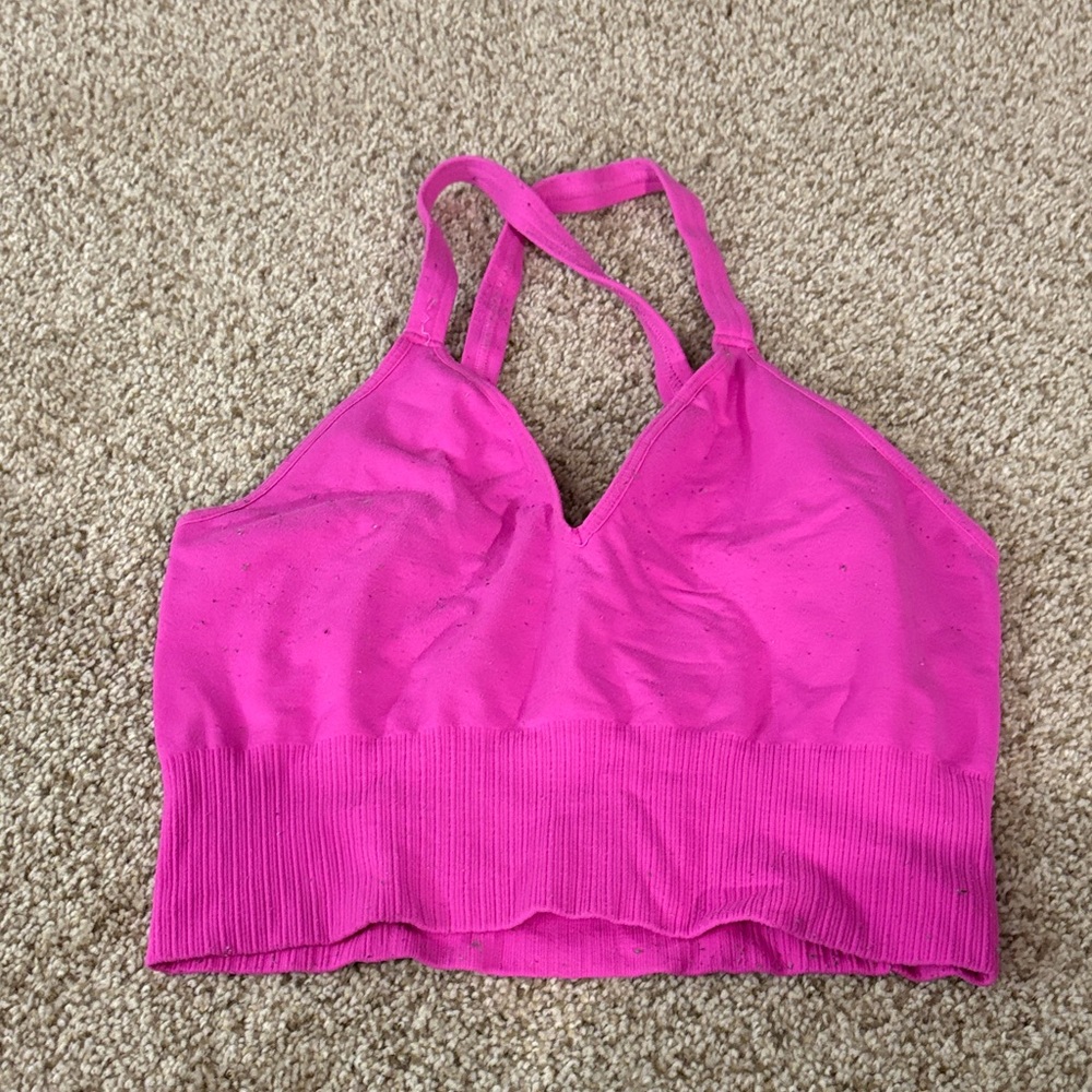 Free People Fuchsia Sports Bra